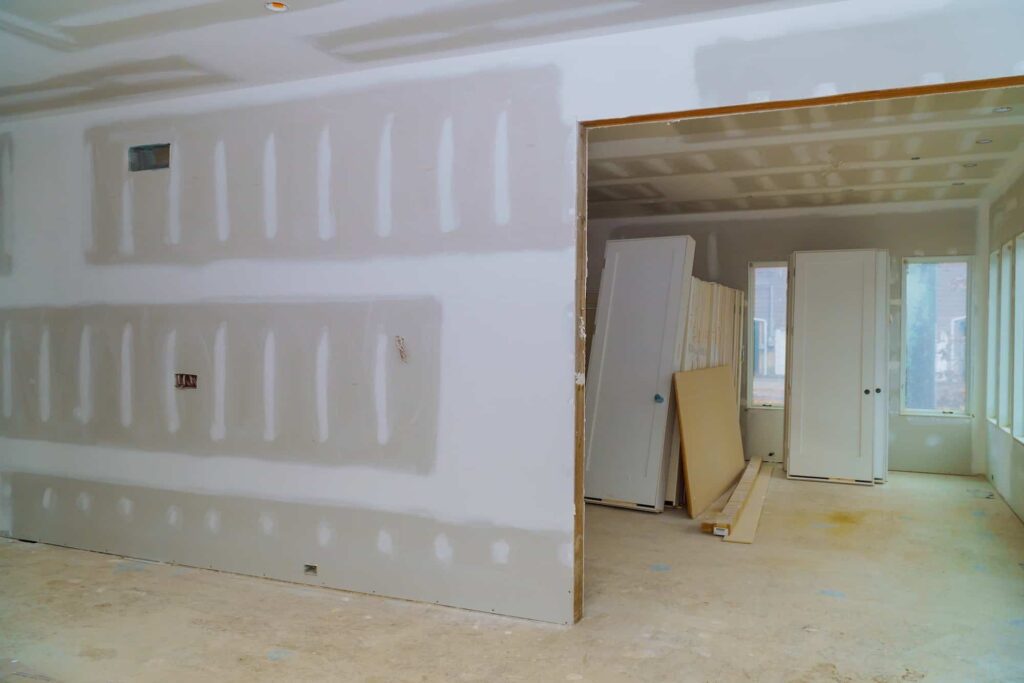 interior construction drywall