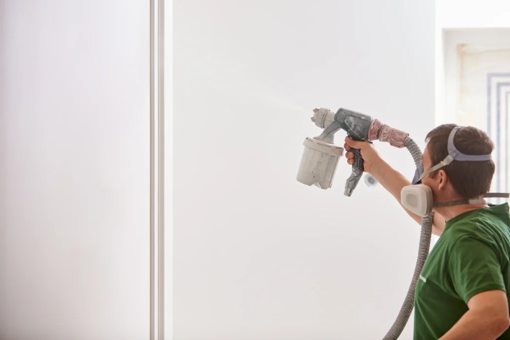How To Paint Walls With A Sprayer Four Seasons Painting Interior & Exterior Painting 2