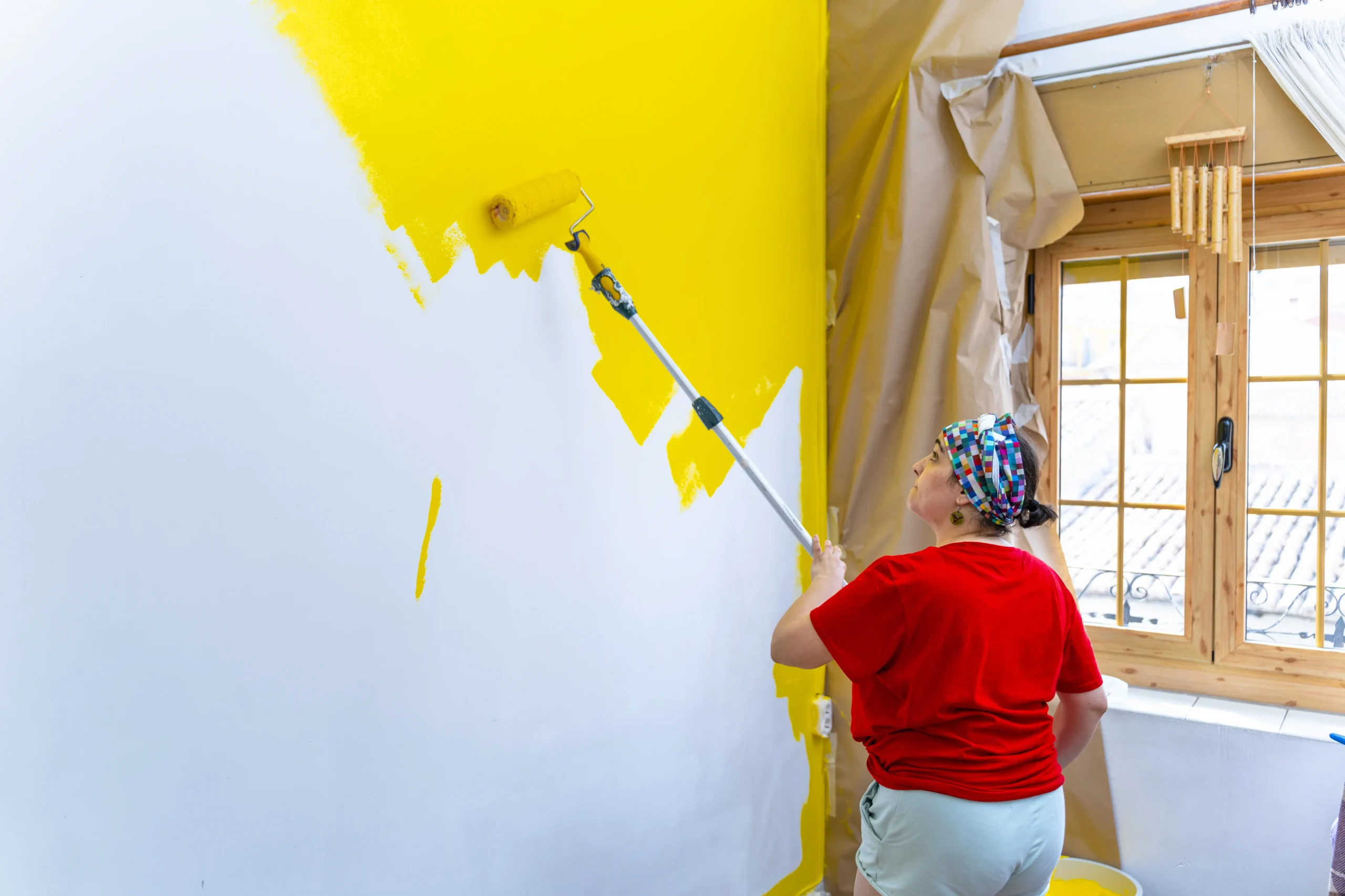 How to Paint Over Wallpaper
