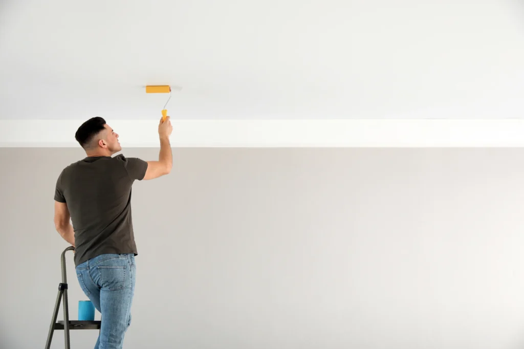 How Do I Paint A Ceiling With A Roller Painesville Ohio