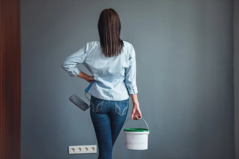 how do you wash walls painted with flat paint Mentor on the Lake Ohio