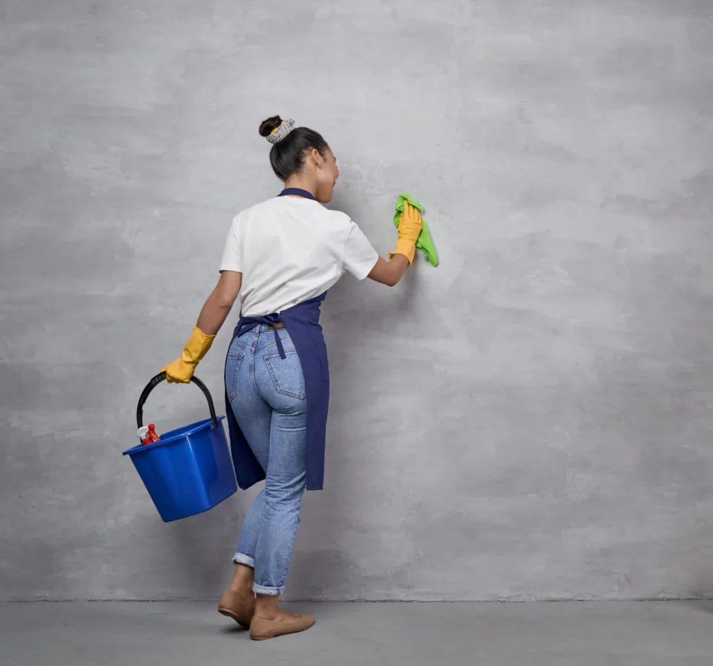 how do you wash walls painted with flat paint Wickliffe Ohio