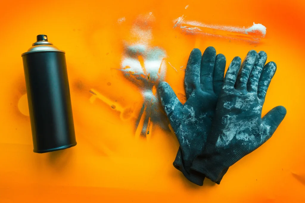 how to get spray paint off skin Marion Ohio